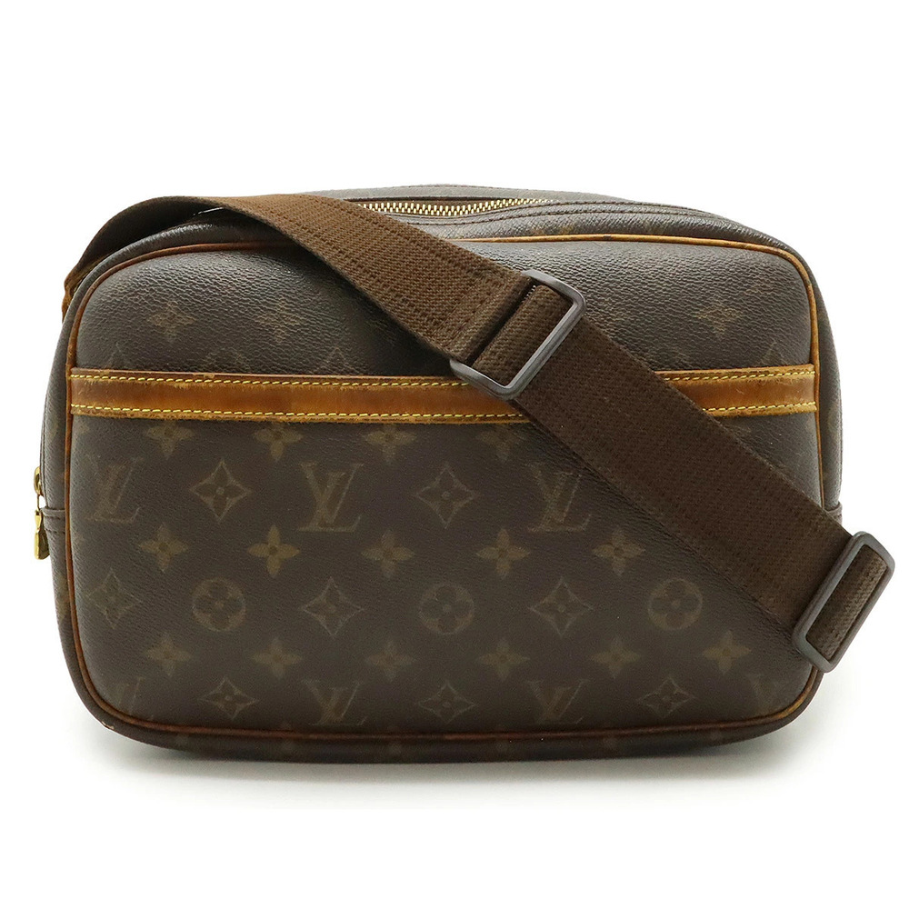 LOUIS VUITTON Monogram Reporter Shoulder Bag Crossbody
